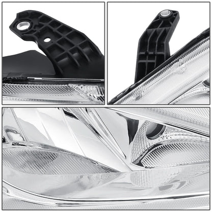2017-2020 Chrysler Pacifica Chrome Housing Headlights with Clear Corner