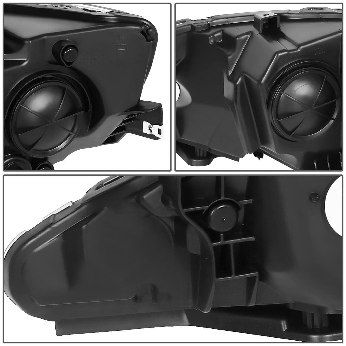 2017-2020 Chrysler Pacifica Chrome Housing Headlights with Clear Corner