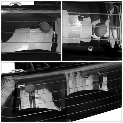 99-06 Chevrolet Silverado Suburban Tahoe Black Housing Headlights