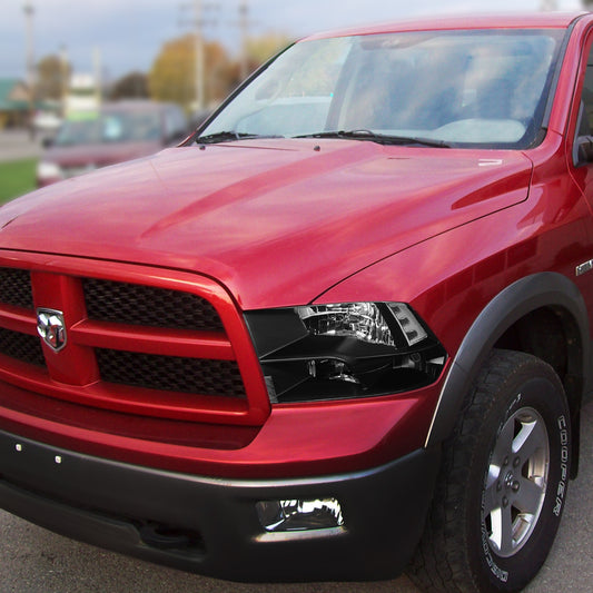 09-18 RAM BLACK HOUSING HEADLIGHTS