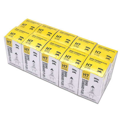 DAMA H7 31123OS OEM Standard Plus Halogen Bulbs 3400K 55W | Pack of 10