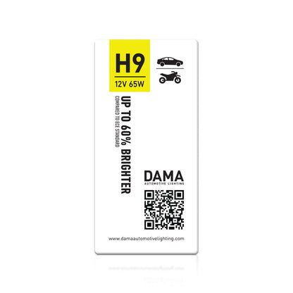 DAMA H9 31143OS OEM Standard Plus Halogen Bulbs 3400K 65W | Pack of 10
