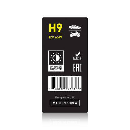 DAMA H9 31143OS OEM Standard Plus Halogen Bulbs 3400K 65W | Pack of 10
