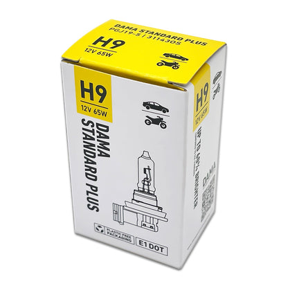 DAMA H9 31143OS OEM Standard Plus Halogen Bulbs 3400K 65W | Pack of 10