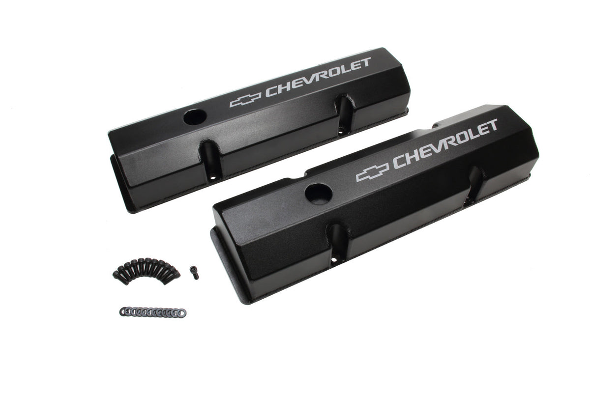 GM FAB ALUM V/C BLK SBC 283-35
