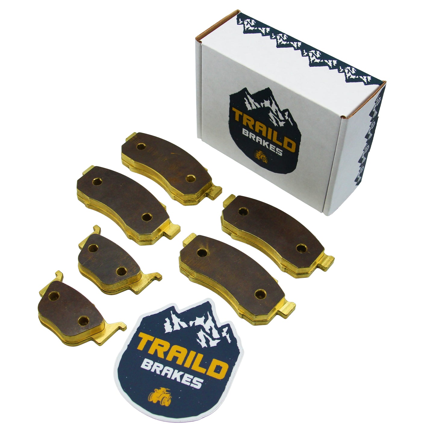 Honda Pioneer 700/520/500 2014-2026 Brass Brake Pad Set