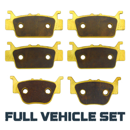 Honda Rincon TRX680/Rubicon 700 2008-2026 Brass Brake Pad Set