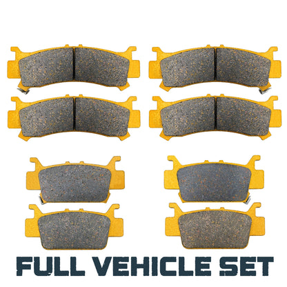 Honda Pioneer 1000/1000-5/1000-6 2016-2025 Ceramic Brake Pad Set