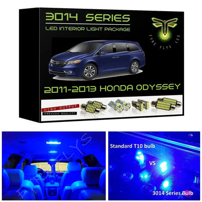 2011-2013 Honda Odyssey Super Bright 3014 Series LED interior light kit