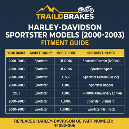 Harley-Davidson Sportster 2000-2003 Ceramic Brake Pad Set
