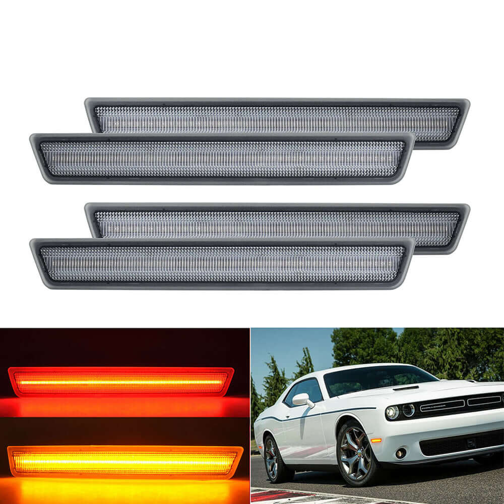 HRS 2015-23 Dodge Challenger LED Side Reflectors - Marker Lights