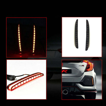 HRS 2017-21 Honda Civic 10th Gen Hatchback FK7 FK8 LED Reflectors - V2