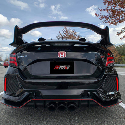 HRS 2017-21 Honda Civic 10th Gen Hatchback FK7 FK8 LED Tail Lights - V2