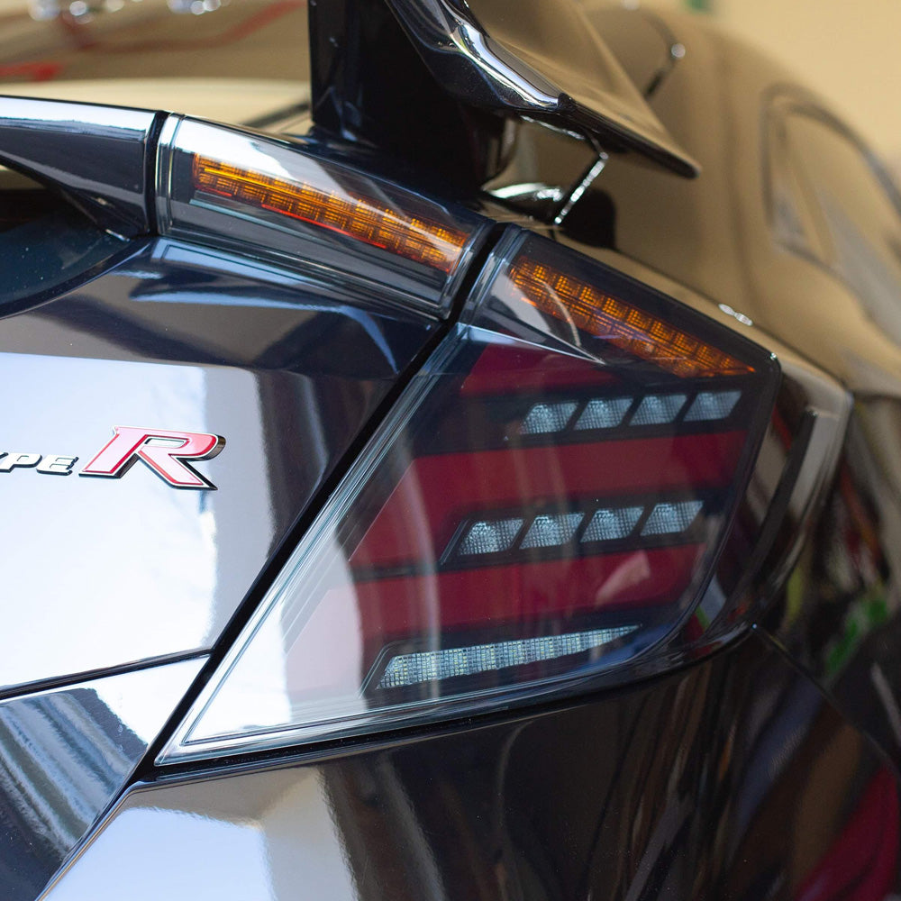 HRS 2017-21 Honda Civic 10th Gen Hatchback FK7 FK8 LED Tail Lights - V2