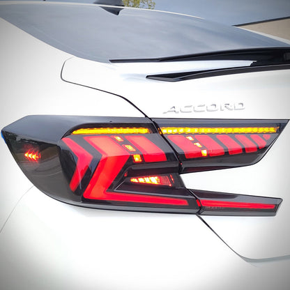 HRS 2018-22 Honda Accord LED Tail Lights - The Crown Series