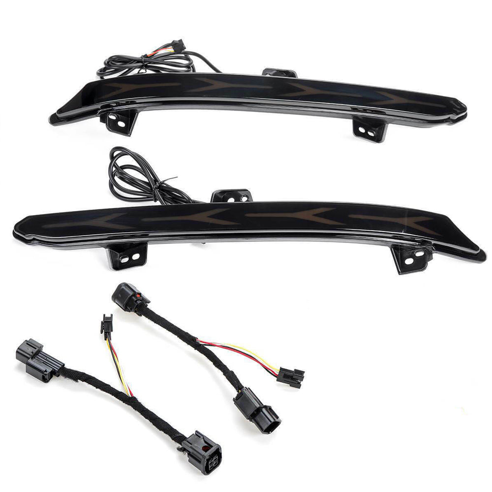 HRS 2018-22 Honda Accord Rear Bumper LED Reflectors - V2
