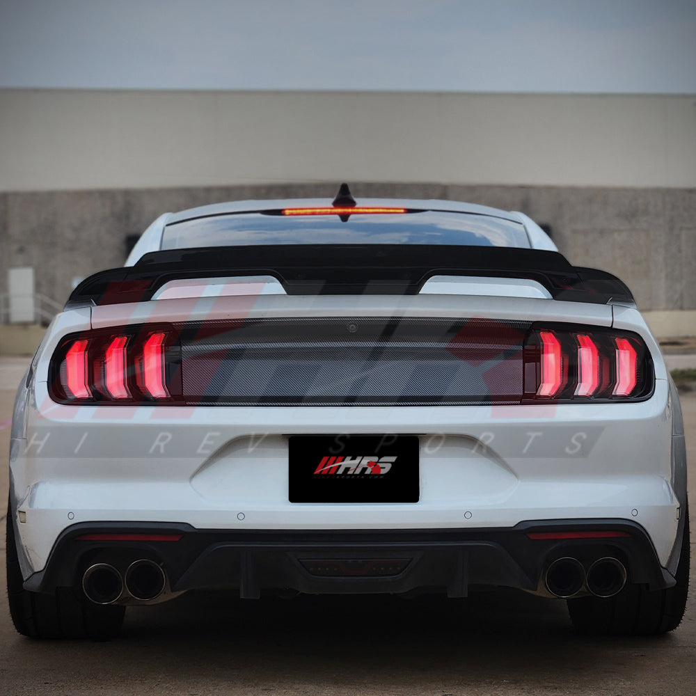 2018-2023 Ford Mustang Sequential LED Tail Lights — Clear Lens