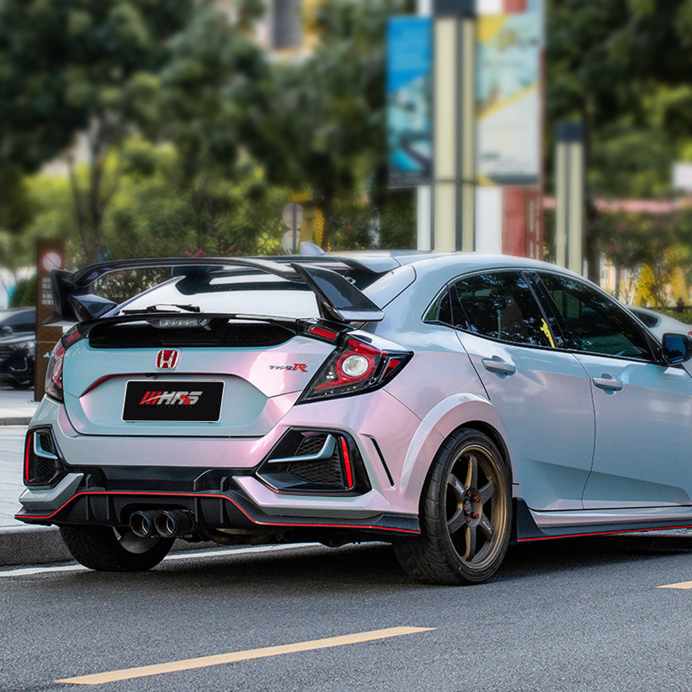 HRS 2017-21 Honda Civic 10th Gen Hatchback FK7 FK8 Type-R Carbon Fiber Spoiler