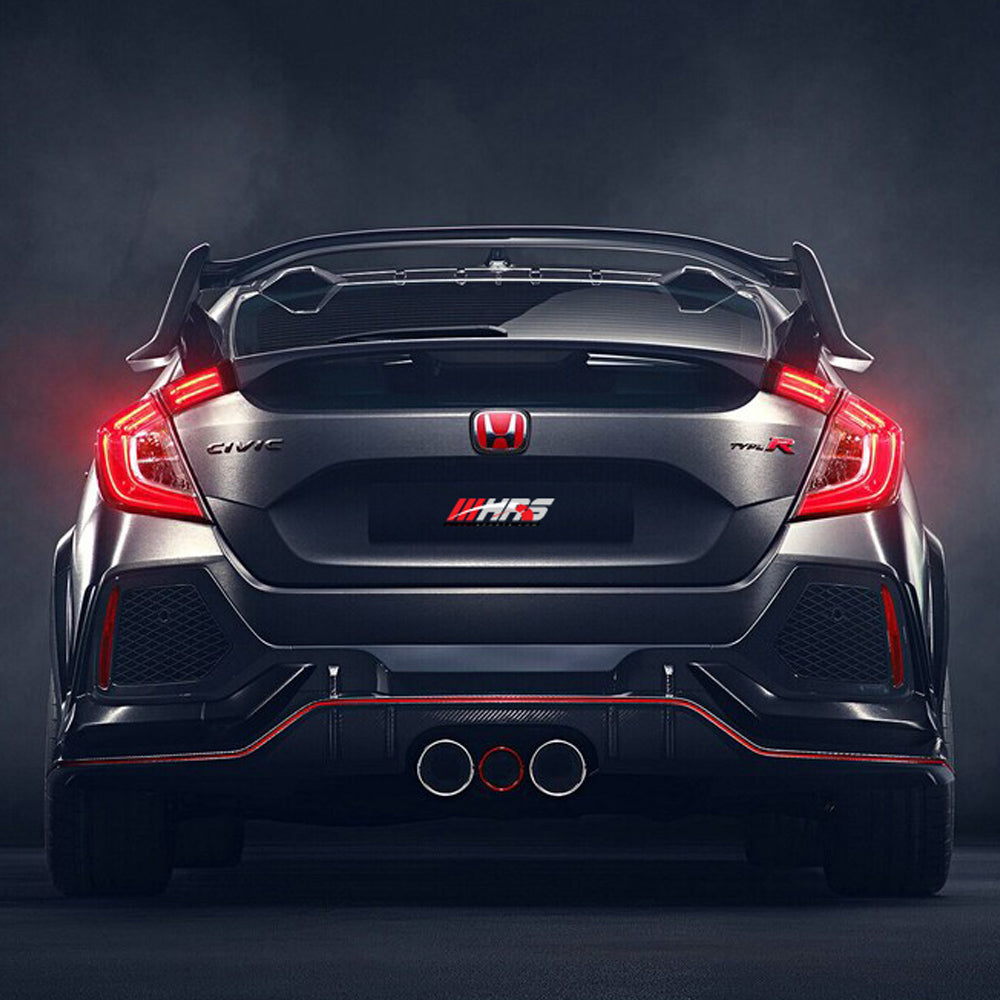 HRS 2017-21 Honda Civic 10th Gen Hatchback FK7 FK8 Type-R Carbon Fiber Spoiler