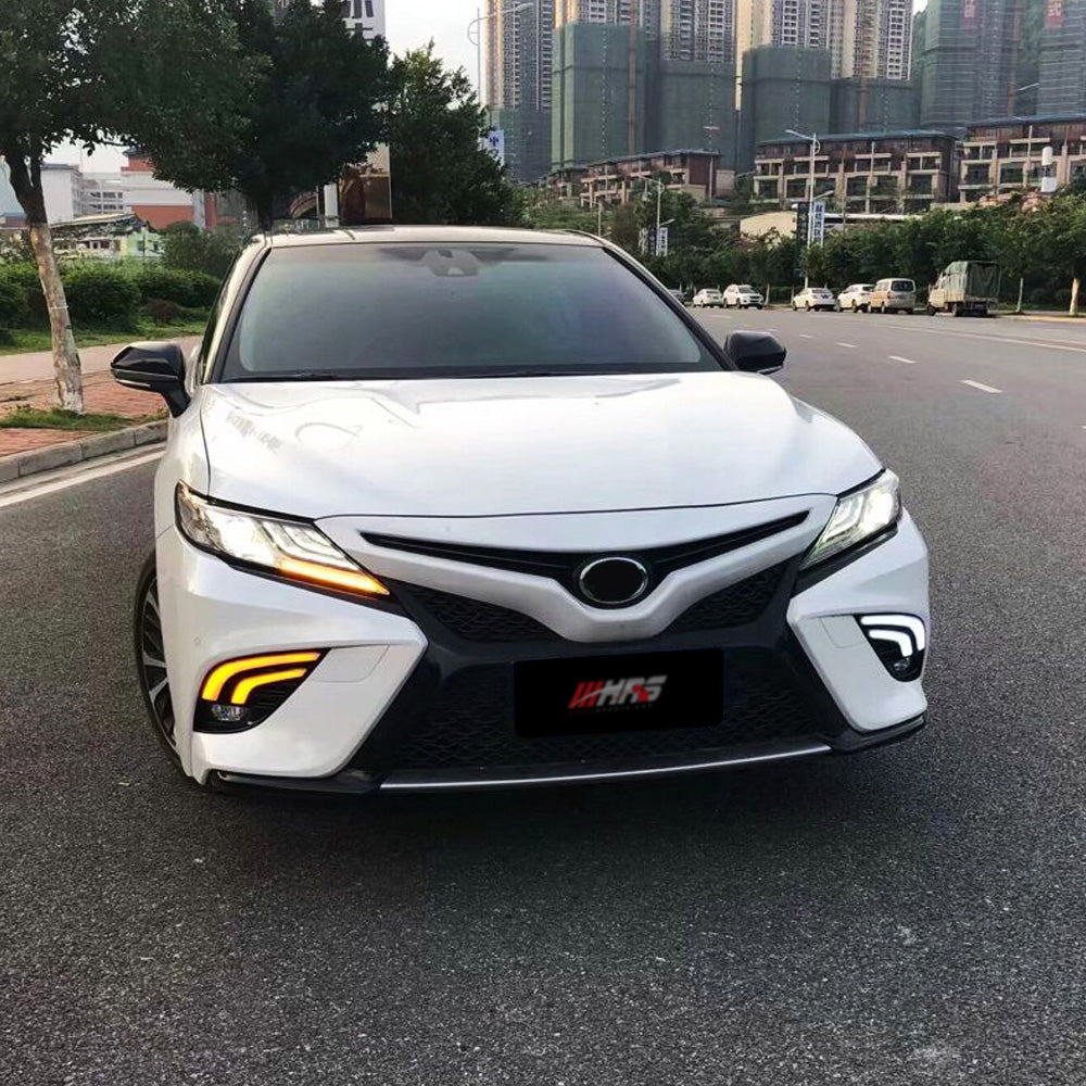 HRS 2018-20 Toyota Camry SE/XSE/TRD DRL + LED Fog Lights V2 (Not LE/XLE)