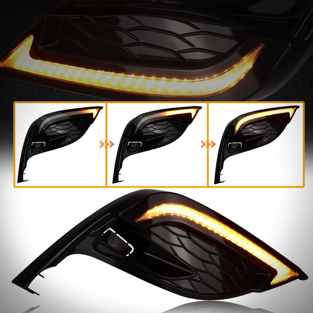 HRS 2021-24 Toyota Camry DRLs with LED Fog Lights V2