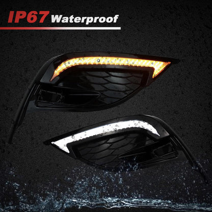 HRS 2021-24 Toyota Camry DRLs with LED Fog Lights V2
