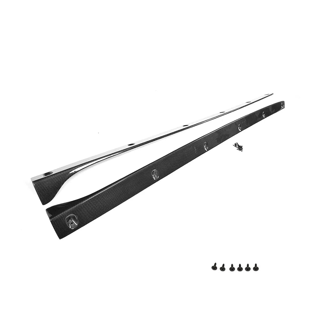 Audi A5 / S5 Coupe 2-Door Carbon Fiber Side Skirt Extensions 2008 - 2016