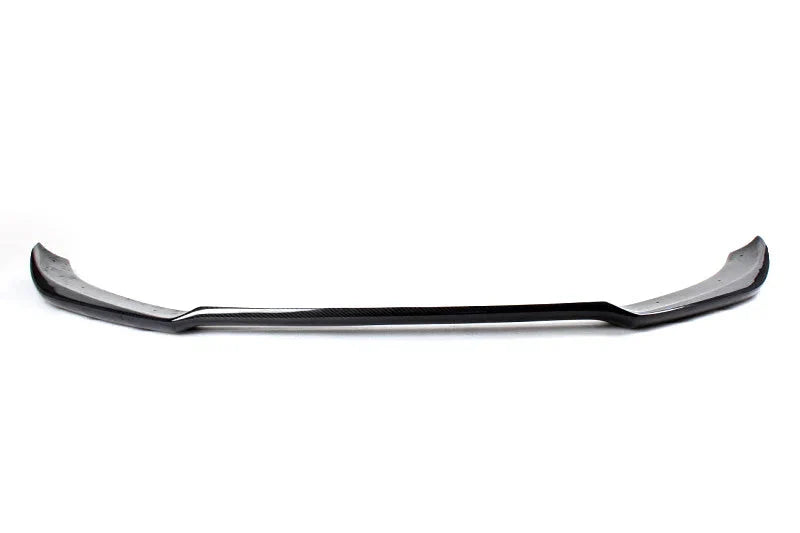 Audi A4 B8 Carbon Fiber Gloss Black Front Bumper Lip 2013 - 2015