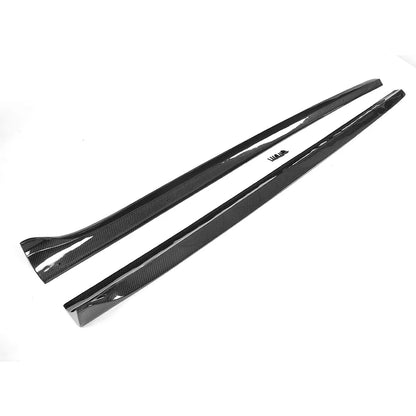 Audi A5 / S5 Coupe 2-Door Carbon Fiber Side Skirt Extensions 2008 - 2016