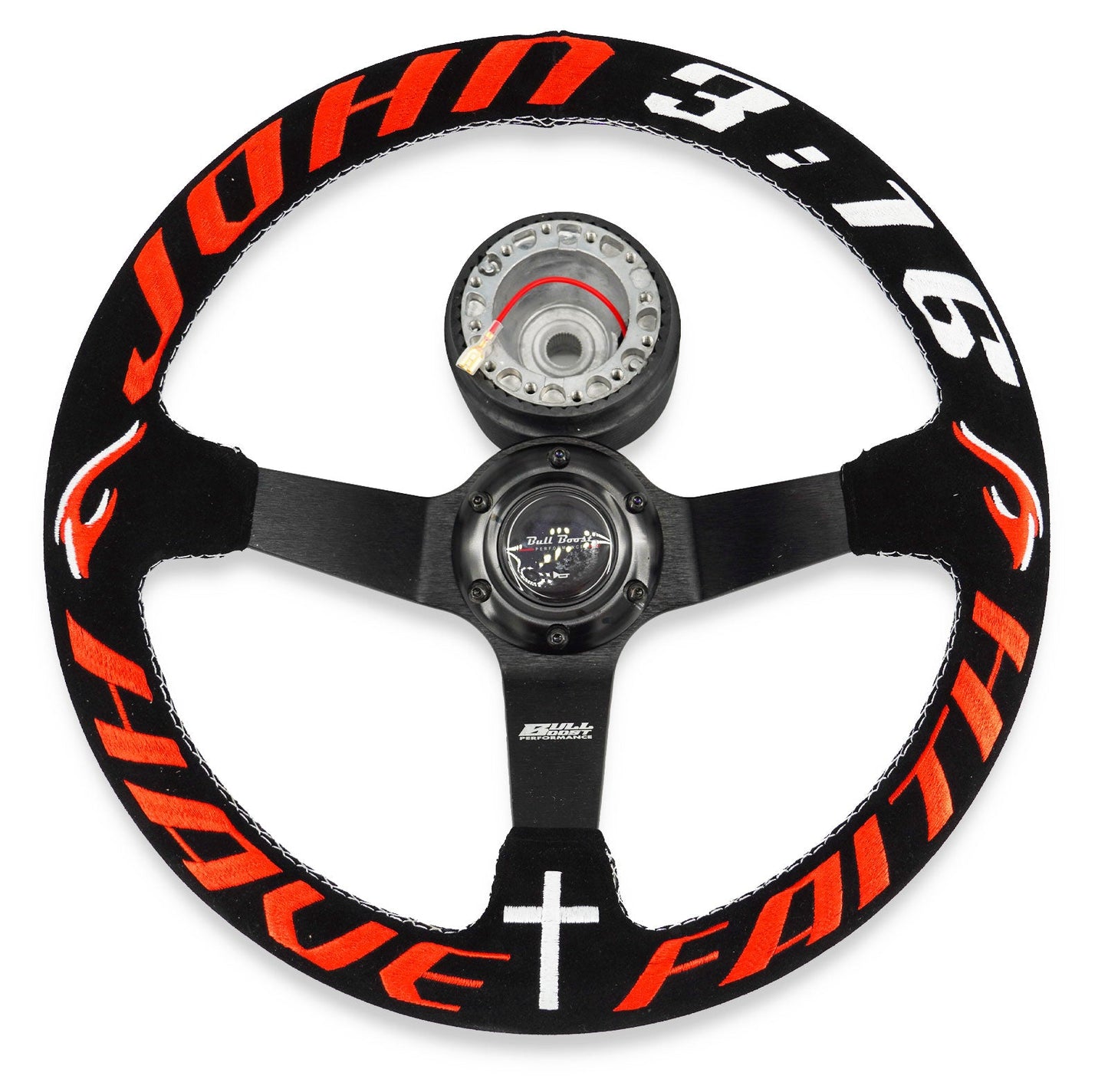 Have Faith Steering Wheel + Hub Adapter for Toyota Chaser KE70 AE71 AE82 AE86 Supra Corolla