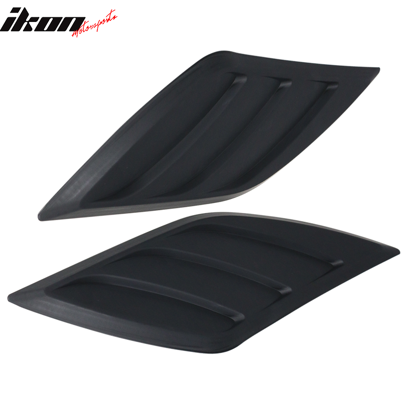 2016-2020 Honda Civic V3 Unpainted Air Flow Hood Vent Scoop ABS