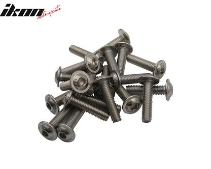Front Spoiler Side Skirt Extension M6 Drill Bolts Nuts Washer Hardware