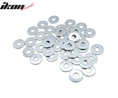Front Spoiler Side Skirt Extension M6 Drill Bolts Nuts Washer Hardware