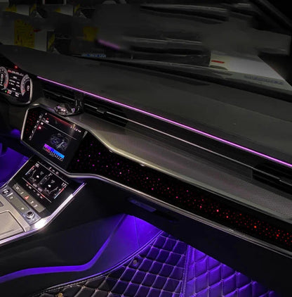 Audi A7 / S7 / RS7 / A6 C8 Interior 64-Color LED Ambient Light Kit 2019 - 2025