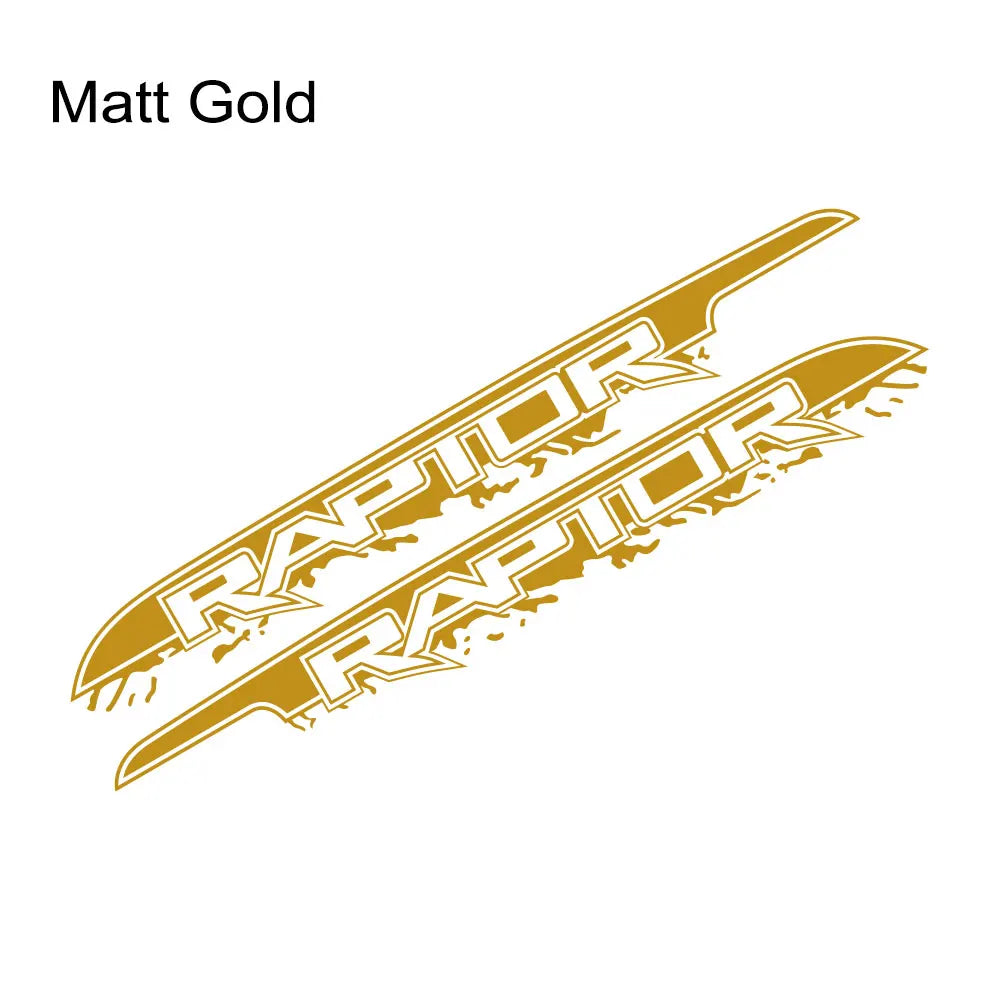 Mudslinger Trunk Side Door Decal for Ford F-150 Raptor SV (2007-2024) | Vinyl Sticker