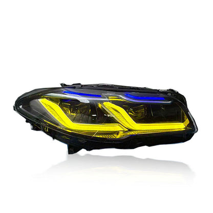 Dual-Color LED Headlights for BMW F10/F18 5 Series 2010-2017
