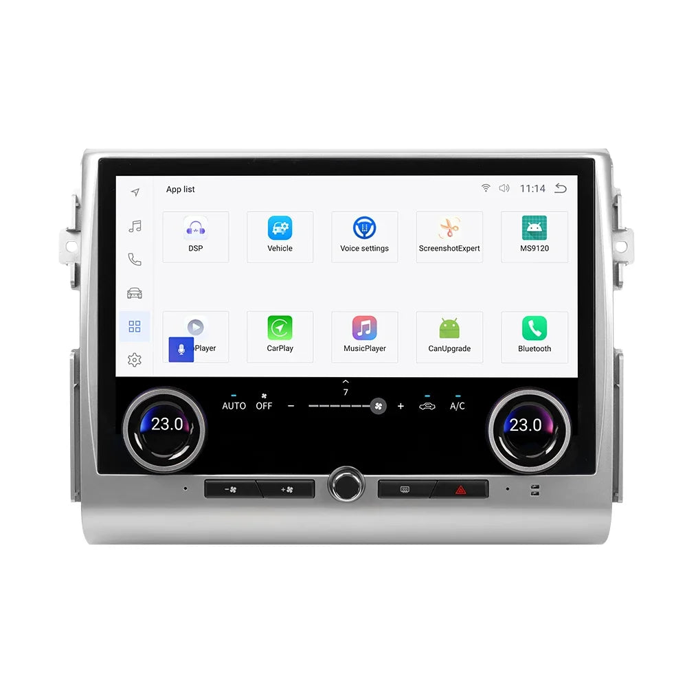 13 inch Android Car Radio for Toyota Land Cruiser FJ 2007-2024 Climate Control Panel Multimedia Player Stereo Replacement