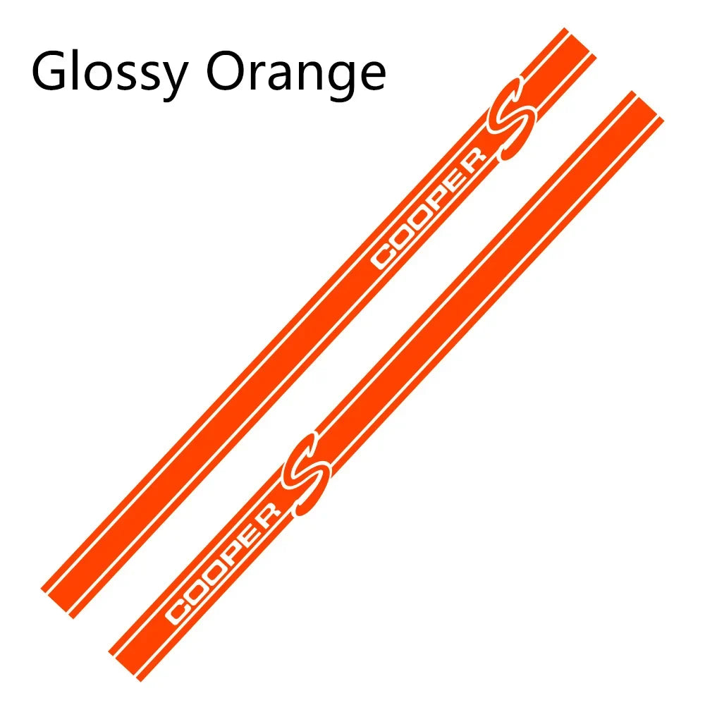 Side Stripe Decals for Mini Cooper (R50, R52, R53, R56, R57, R58, R59, R61) | 2-Piece Vinyl Kit
