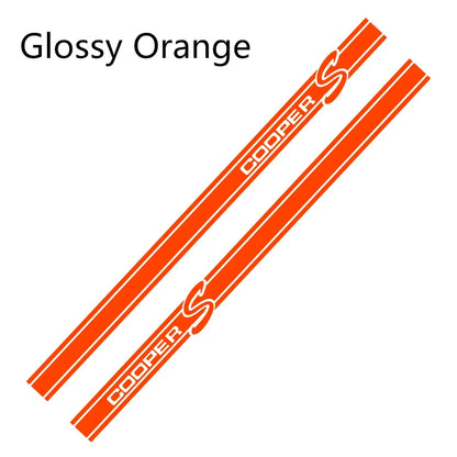 Side Stripe Decals for Mini Cooper (R50, R52, R53, R56, R57, R58, R59, R61) | 2-Piece Vinyl Kit