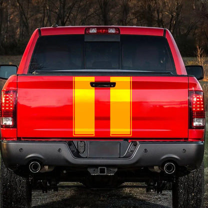 Hood & Tailgate Graphic Decal for Dodge RAM 1500 / 2500 Hemi / Rebel | Custom Vinyl Truck Sticker