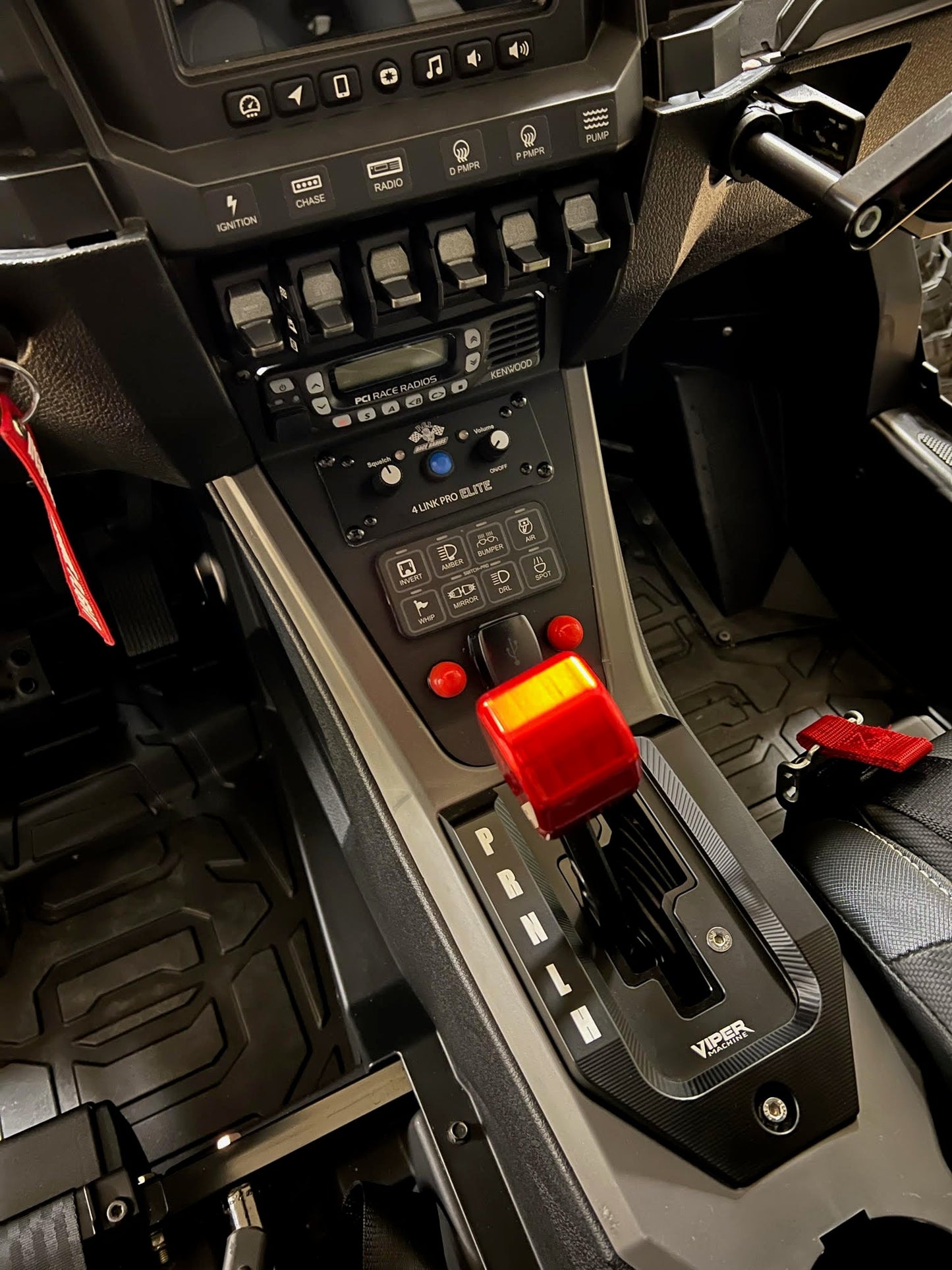 Polaris RZR Pro R Short Console – PCI Radios + Switch-Pros Mount (2020–2024)