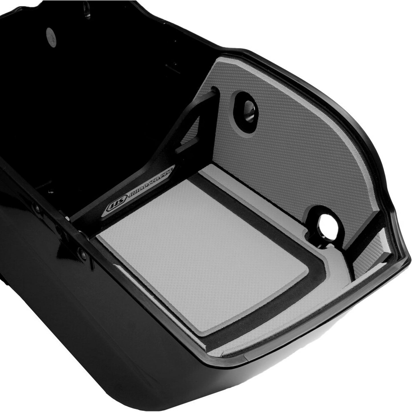 Hardstreet HSL-1035-SBSH-IN-GB Ryt-There Saddle Bag Shelf Set - Black/Gray