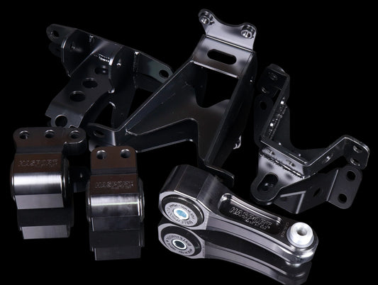 Hasport Billet Black Replacement Mounts – 2022-2026 Honda Civic / Acura Integra