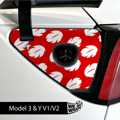 Hawaiian Tesla Charge Port Wrap | Model 3