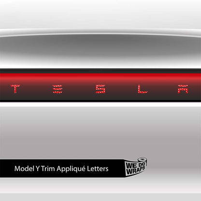 Hawaiian Tesla Emblem Decals (Front + Back) | Model Y