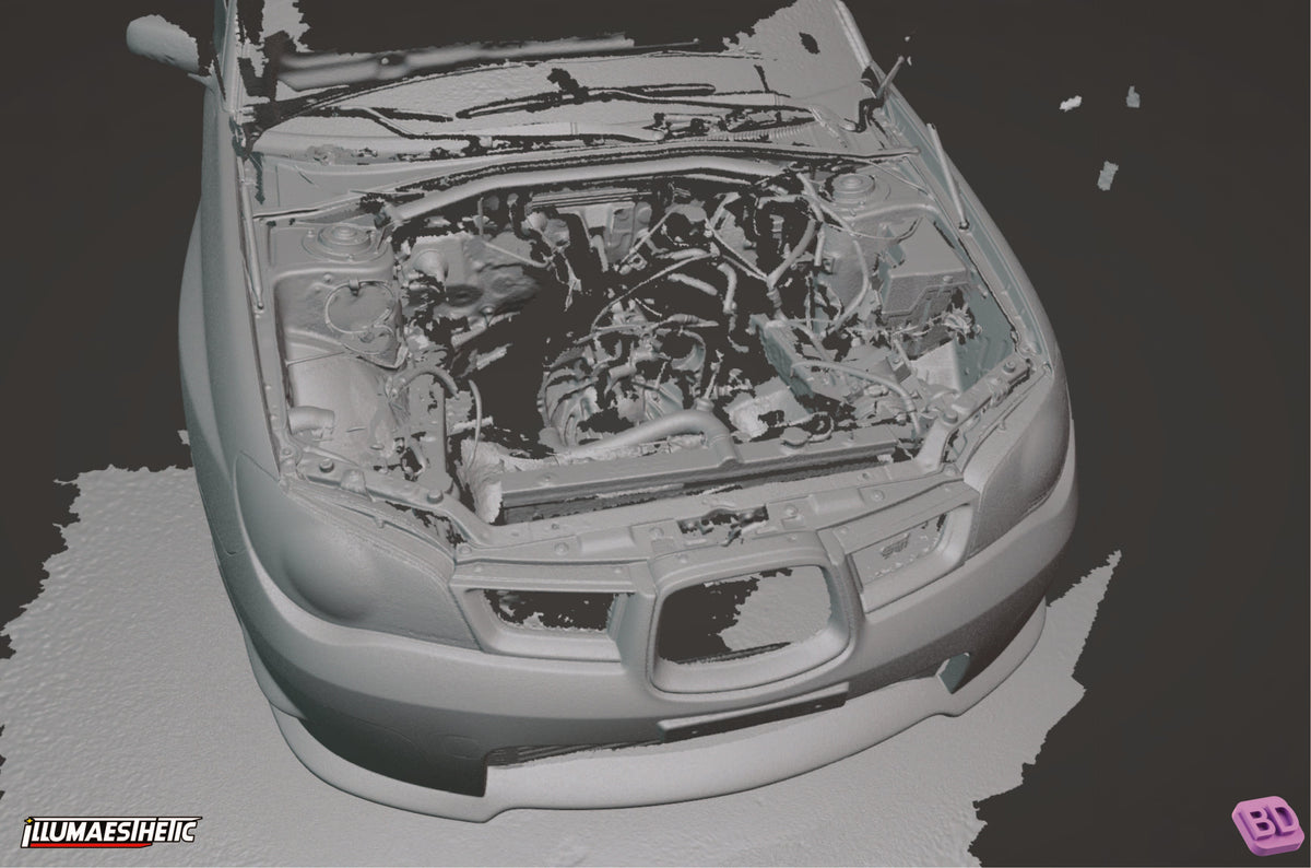 Subaru Impreza WRX STI Hawkeye (GD) 3D Scan (2006-2007)