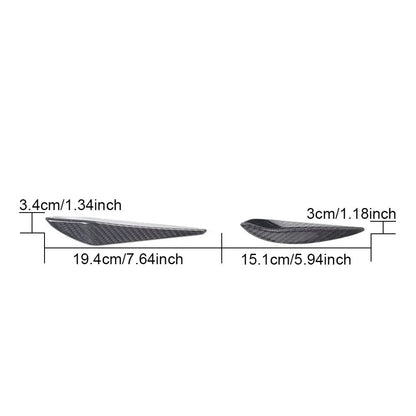 Dry Carbon Fiber Front Bumper Canards (3-Piece Set) – BMW G80 M3 & G82 G83 M4 Competition (2021–Present)