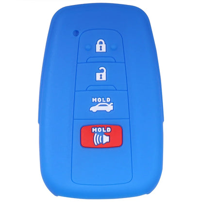 Silicone Key Fob Cover for Toyota Rav4 Corolla Camry Highlander Prius