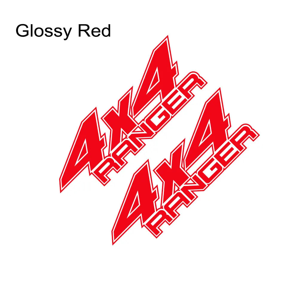 4x4 Rear Bed Side Decal for Ford Ranger Raptor | Pickup Truck Vinyl Graphic