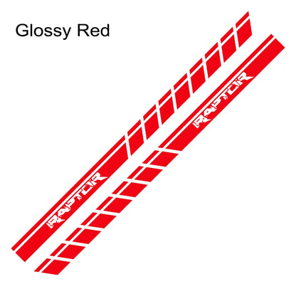 Door Side Body Stripe Decal for Ford F-150 Raptor | Vinyl Film Truck Graphic